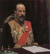Portrait of Sergei witte Ilya Repin
